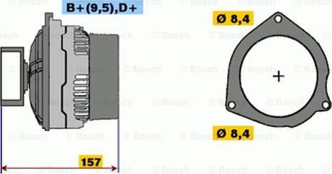 BOSCH 9 120 333 230 - Alternateur cwaw.fr