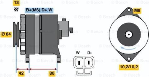 BOSCH 6 033 GB4 021 - Alternateur cwaw.fr