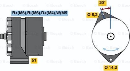 BOSCH 6 033 GB3 014 - Alternateur cwaw.fr