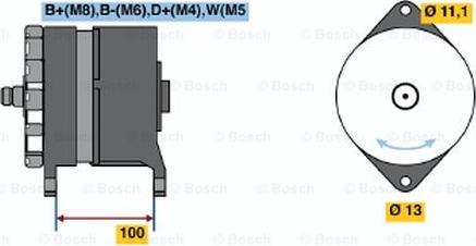 BOSCH 6 033 GB3 020 - Alternateur cwaw.fr