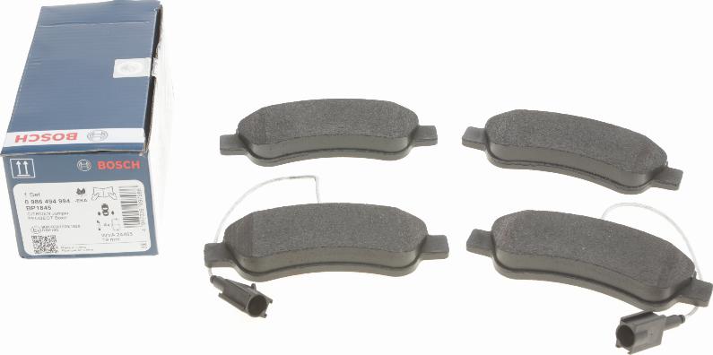 BOSCH 0 986 494 994 - Kit de plaquettes de frein, frein à disque cwaw.fr