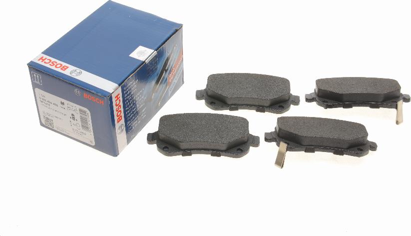 BOSCH 0 986 494 496 - Kit de plaquettes de frein, frein à disque cwaw.fr