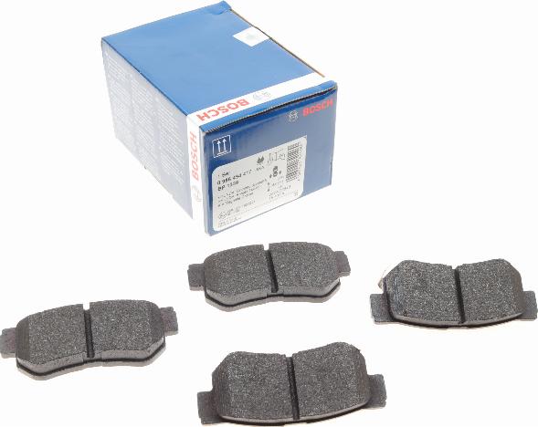 BOSCH 0 986 494 417 - Kit de plaquettes de frein, frein à disque cwaw.fr