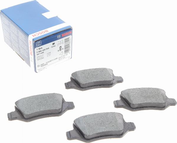 BOSCH 0 986 494 569 - Kit de plaquettes de frein, frein à disque cwaw.fr