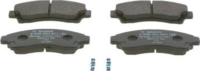 BOSCH 0 986 494 503 - Kit de plaquettes de frein, frein à disque cwaw.fr