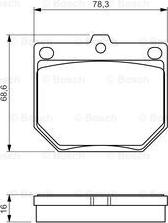 BOSCH 0 986 494 579 - Kit de plaquettes de frein, frein à disque cwaw.fr