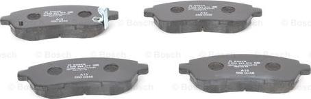 BOSCH 0 986 494 574 - Kit de plaquettes de frein, frein à disque cwaw.fr