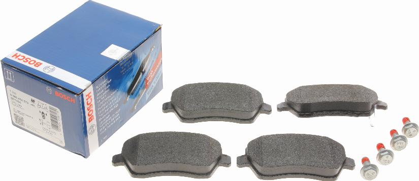 BOSCH 0 986 494 573 - Kit de plaquettes de frein, frein à disque cwaw.fr