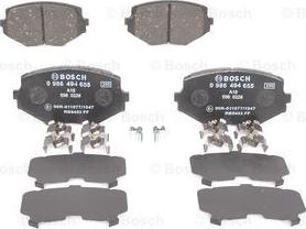 BOSCH 0 986 494 655 - Kit de plaquettes de frein, frein à disque cwaw.fr