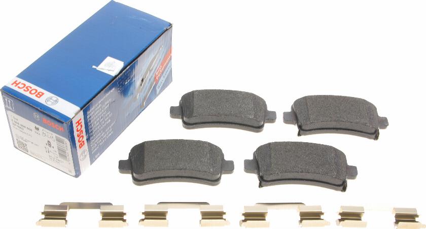 BOSCH 0 986 494 668 - Kit de plaquettes de frein, frein à disque cwaw.fr