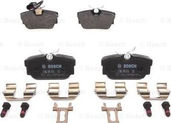 BOSCH 0 986 494 619 - Kit de plaquettes de frein, frein à disque cwaw.fr