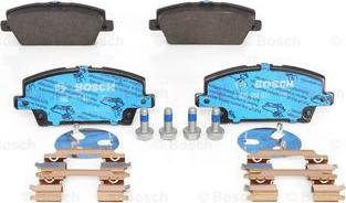 BOSCH 0 986 494 611 - Kit de plaquettes de frein, frein à disque cwaw.fr