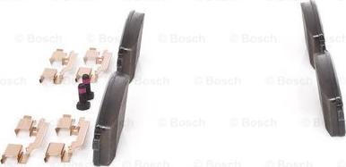 BOSCH 0 986 494 612 - Kit de plaquettes de frein, frein à disque cwaw.fr