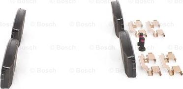 BOSCH 0 986 494 612 - Kit de plaquettes de frein, frein à disque cwaw.fr