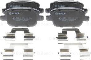 BOSCH 0 986 494 639 - Kit de plaquettes de frein, frein à disque cwaw.fr