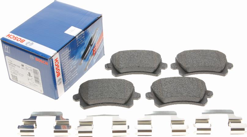 BOSCH 0 986 494 626 - Kit de plaquettes de frein, frein à disque cwaw.fr