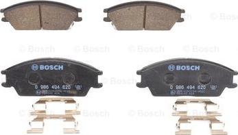 BOSCH 0 986 494 620 - Kit de plaquettes de frein, frein à disque cwaw.fr