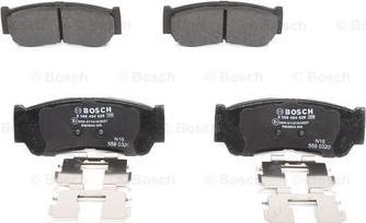 BOSCH 0 986 494 628 - Kit de plaquettes de frein, frein à disque cwaw.fr