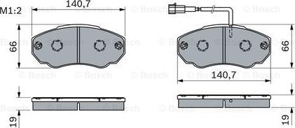 BOSCH 0 986 494 048 - Kit de plaquettes de frein, frein à disque cwaw.fr