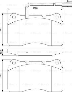 BOSCH 0 986 494 067 - Kit de plaquettes de frein, frein à disque cwaw.fr