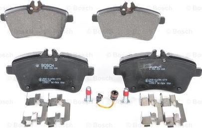 BOSCH 0 986 494 085 - Kit de plaquettes de frein, frein à disque cwaw.fr