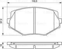 BOSCH 0 986 494 080 - Kit de plaquettes de frein, frein à disque cwaw.fr