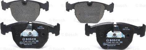 BOSCH 0 986 494 028 - Kit de plaquettes de frein, frein à disque cwaw.fr