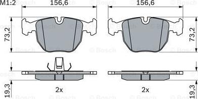 BOSCH 0 986 494 028 - Kit de plaquettes de frein, frein à disque cwaw.fr