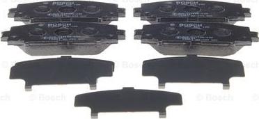 BOSCH 0 986 494 198 - Kit de plaquettes de frein, frein à disque cwaw.fr