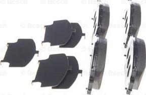 BOSCH 0 986 494 198 - Kit de plaquettes de frein, frein à disque cwaw.fr