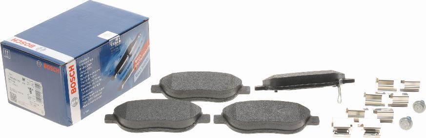 BOSCH 0 986 494 157 - Kit de plaquettes de frein, frein à disque cwaw.fr