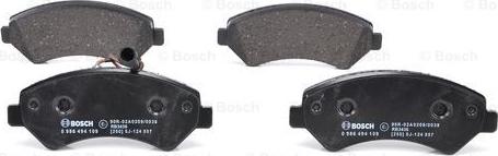 BOSCH 0 986 494 109 - Kit de plaquettes de frein, frein à disque cwaw.fr