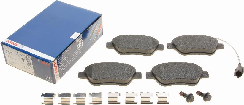 BOSCH 0 986 494 113 - Kit de plaquettes de frein, frein à disque cwaw.fr