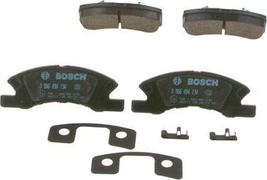 BOSCH 0 986 494 134 - Kit de plaquettes de frein, frein à disque cwaw.fr