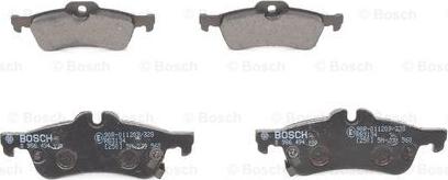 BOSCH 0 986 494 130 - Kit de plaquettes de frein, frein à disque cwaw.fr