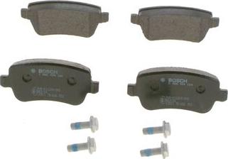 BOSCH 0 986 494 124 - Kit de plaquettes de frein, frein à disque cwaw.fr