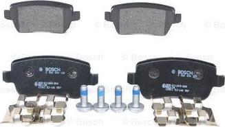 BOSCH 0 986 494 125 - Kit de plaquettes de frein, frein à disque cwaw.fr