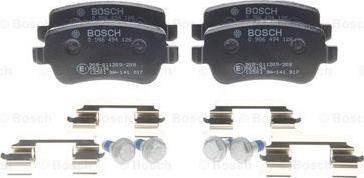 BOSCH 0 986 494 126 - Kit de plaquettes de frein, frein à disque cwaw.fr