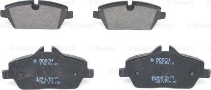 BOSCH 0 986 494 120 - Kit de plaquettes de frein, frein à disque cwaw.fr