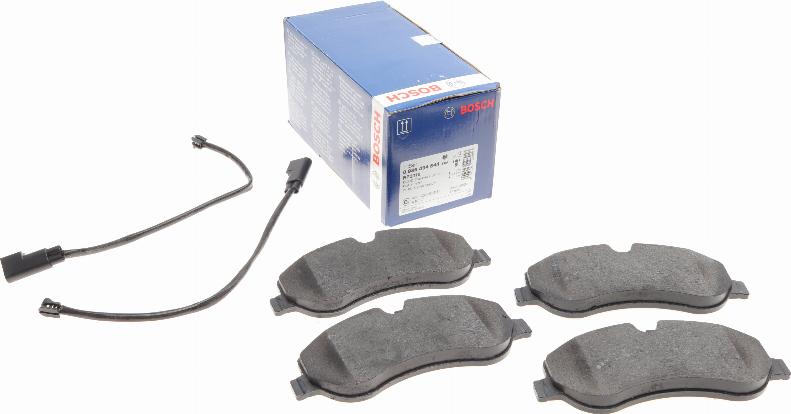 BOSCH 0 986 494 844 - Kit de plaquettes de frein, frein à disque cwaw.fr