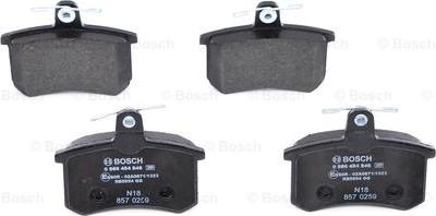 BOSCH 0 986 494 846 - Kit de plaquettes de frein, frein à disque cwaw.fr