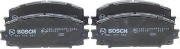 BOSCH 0 986 494 886 - Kit de plaquettes de frein, frein à disque cwaw.fr