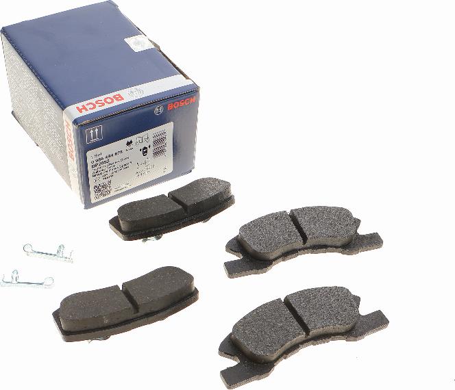 BOSCH 0 986 494 878 - Kit de plaquettes de frein, frein à disque cwaw.fr