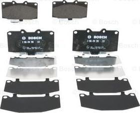 BOSCH 0 986 494 398 - Kit de plaquettes de frein, frein à disque cwaw.fr