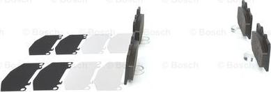 BOSCH 0 986 494 398 - Kit de plaquettes de frein, frein à disque cwaw.fr