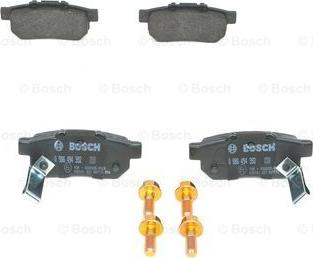 BOSCH 0 986 494 392 - Kit de plaquettes de frein, frein à disque cwaw.fr