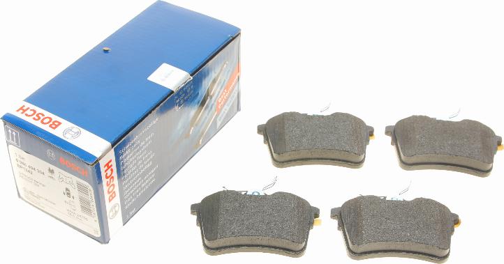 BOSCH 0 986 494 304 - Kit de plaquettes de frein, frein à disque cwaw.fr