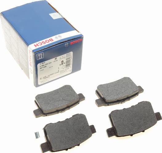 BOSCH 0 986 494 338 - Kit de plaquettes de frein, frein à disque cwaw.fr