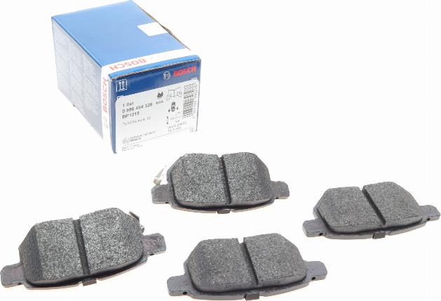 BOSCH 0 986 494 328 - Kit de plaquettes de frein, frein à disque cwaw.fr