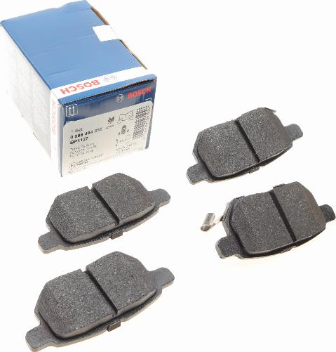 BOSCH 0 986 494 255 - Kit de plaquettes de frein, frein à disque cwaw.fr